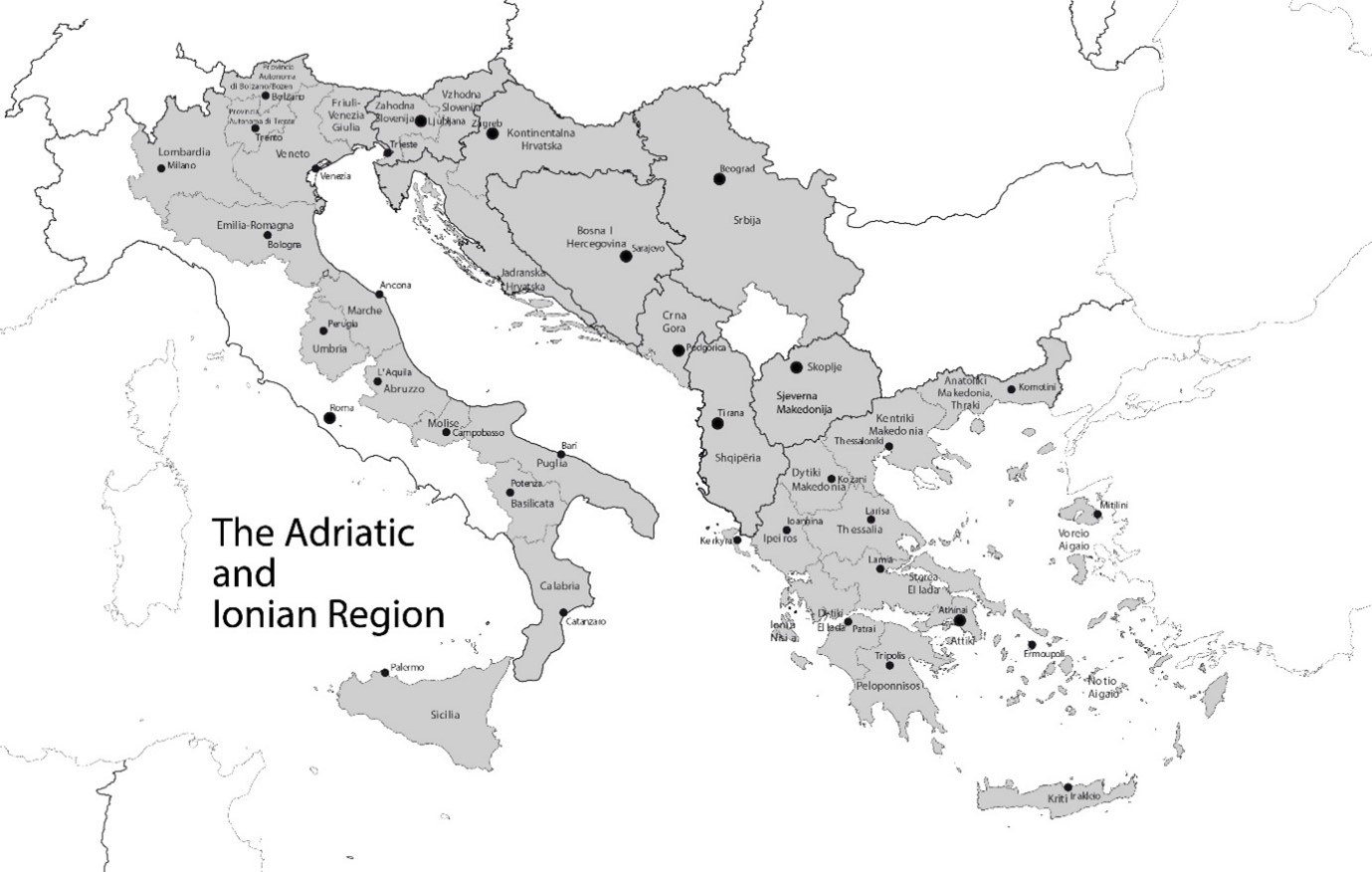 The Adriatic and Ionian Region (AIR)